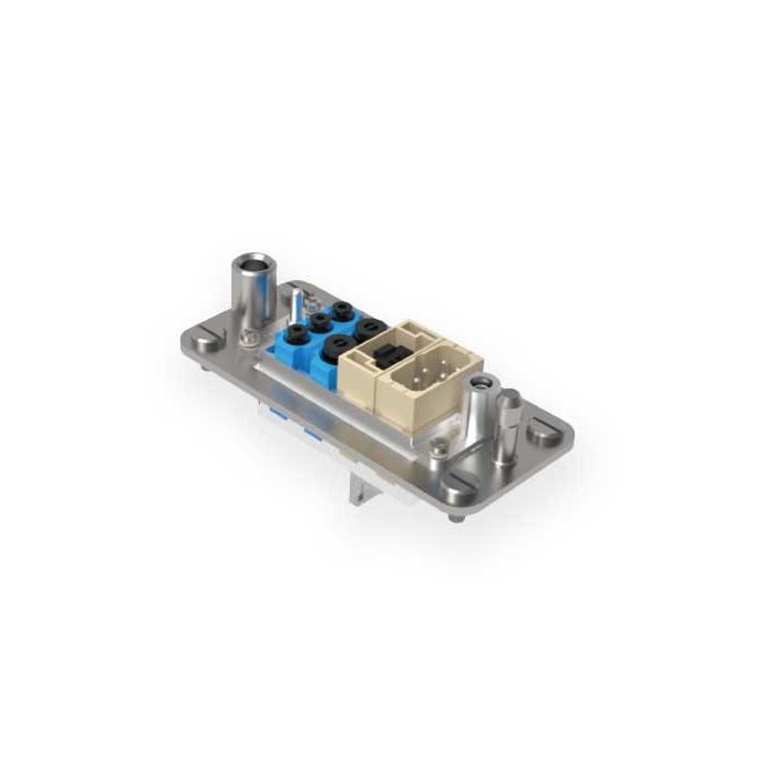 Gas/electric quick change module, ADAPTS 4 standard modules, H16B-M4-M, 09140161000